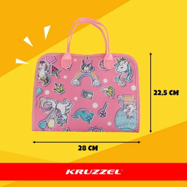 Розвиваюча сенсорна книжка-маніпуляція Kruzzel Pink (5900779961616)