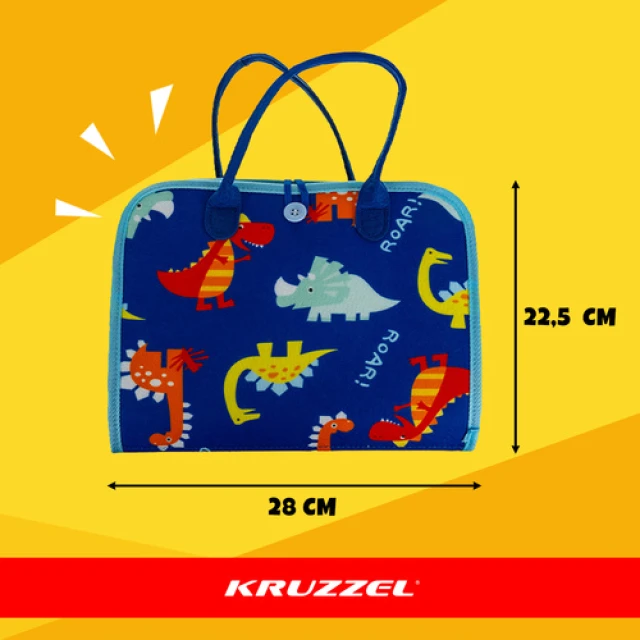 Развивающая сенсорная книжка-манипуляция Kruzzel Blue (5900779961623)