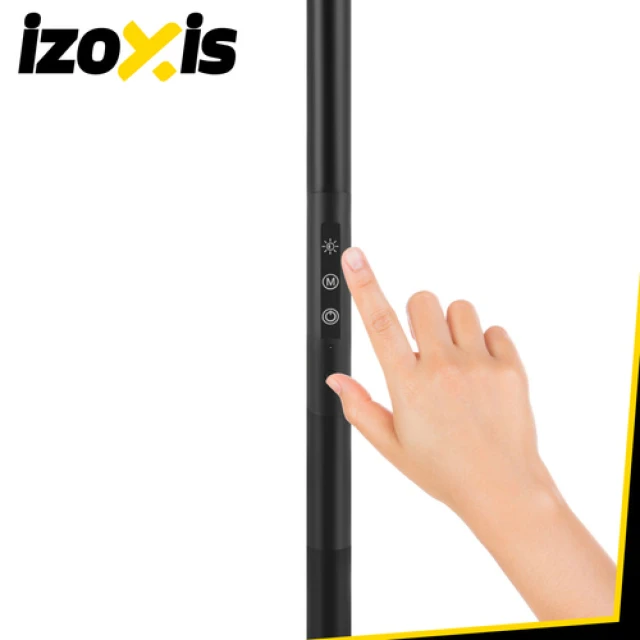 Торшер Izoxis LED 180 см з пультом ДК і таймером Black (5900779961630)