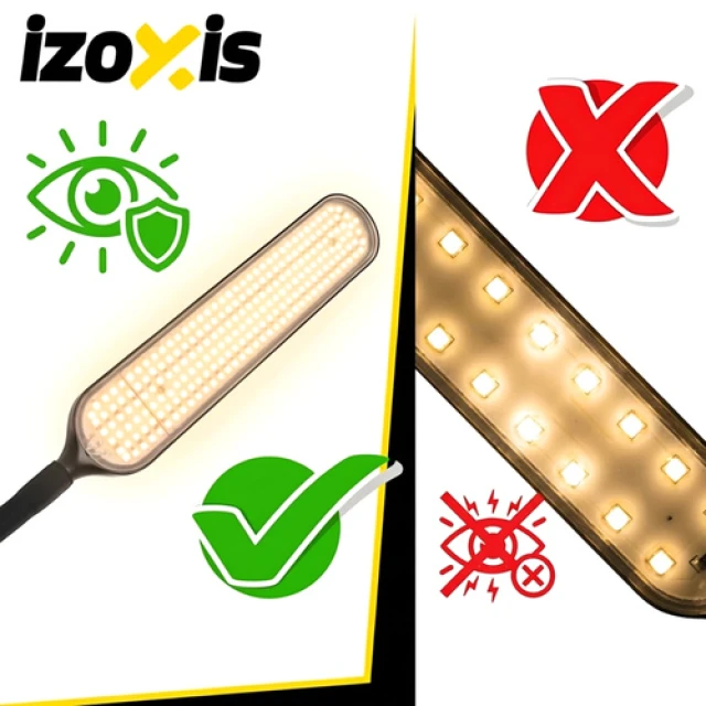 Торшер Izoxis LED 180 см з пультом ДК і таймером Black (5900779961630)