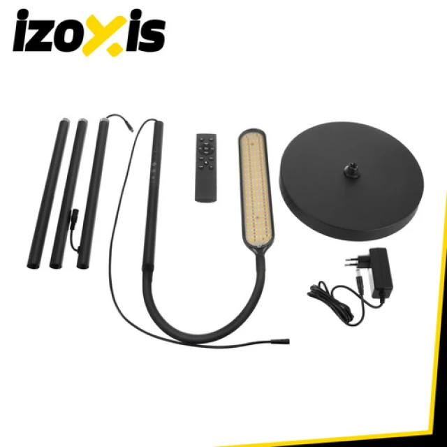 Торшер Izoxis LED 180 см з пультом ДК і таймером Black (5900779961630)
