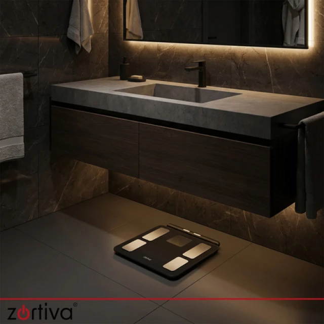 Ваги підлогові Zortiva аналіз складу тіла (5900779961647)