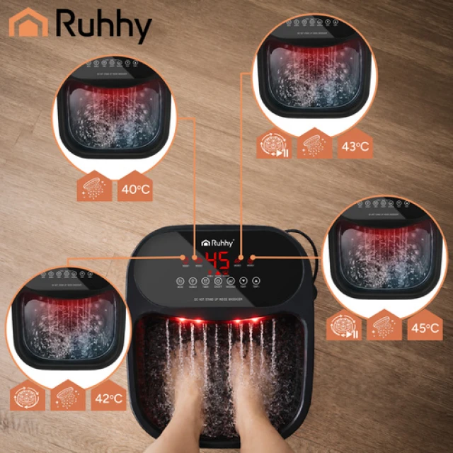 Массажер для ног Ruhhy 26894 с подогревом 550 Вт (5900779961654)