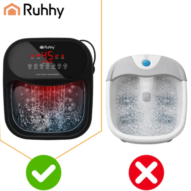 Массажер для ног Ruhhy 26894 с подогревом 550 Вт (5900779961654)