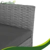 Комплект садових меблів з техноротангу диван + Gardlov 2 крісла + стіл Anthracite (5900779961739)
