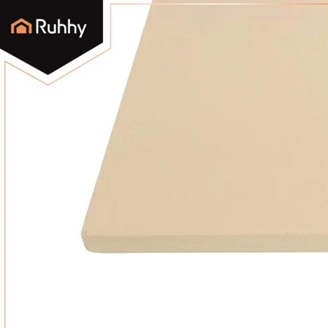 Камінь для піци Ruhhy 38x36 см з бамбуковою лопаткою кордієрит (5900779961784)
