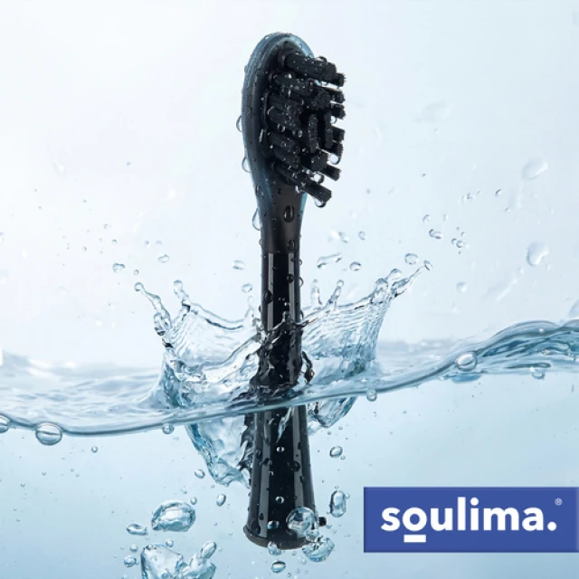 Насадки для зубної щітки Soulima 2 шт Black (5900779961838)