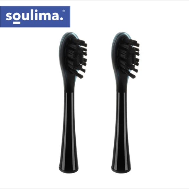 Насадки для зубної щітки Soulima 2 шт Black (5900779961838)