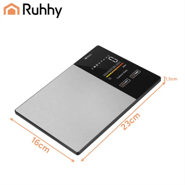 Весы кухонные Ruhhy с Bluetooth 5 кг точность 1 г (5900779961852)