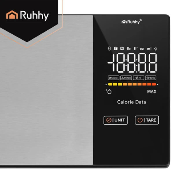 Весы кухонные Ruhhy с Bluetooth 5 кг точность 1 г (5900779961852)