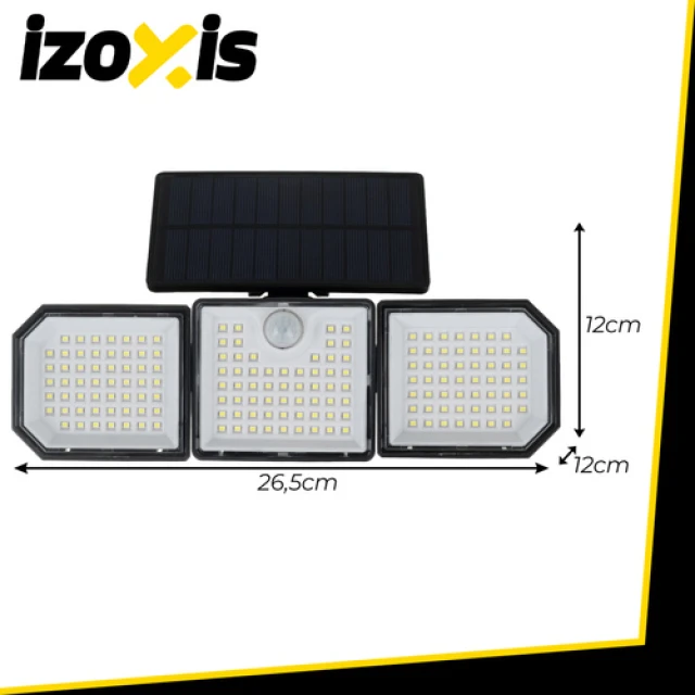 Світильник садовий сонячний Izoxis 167 LED 500 lm з пультом ДК і датчиком руху (5900779961869)