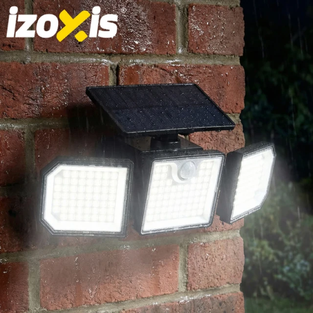 Світильник садовий сонячний Izoxis 167 LED 500 lm з пультом ДК і датчиком руху (5900779961869)