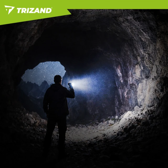 Ліхтарик тактичний Trizand 26950 800 лм USB-C 5000 мАг Black (5900779961890)