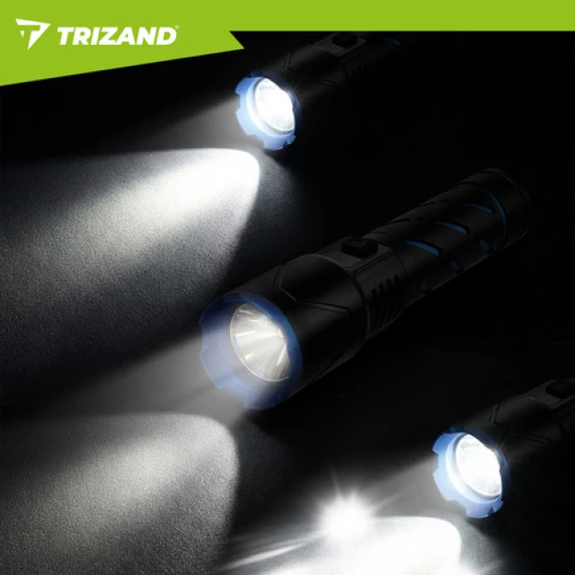 Ліхтарик тактичний Trizand 26950 800 лм USB-C 5000 мАг Black (5900779961890)
