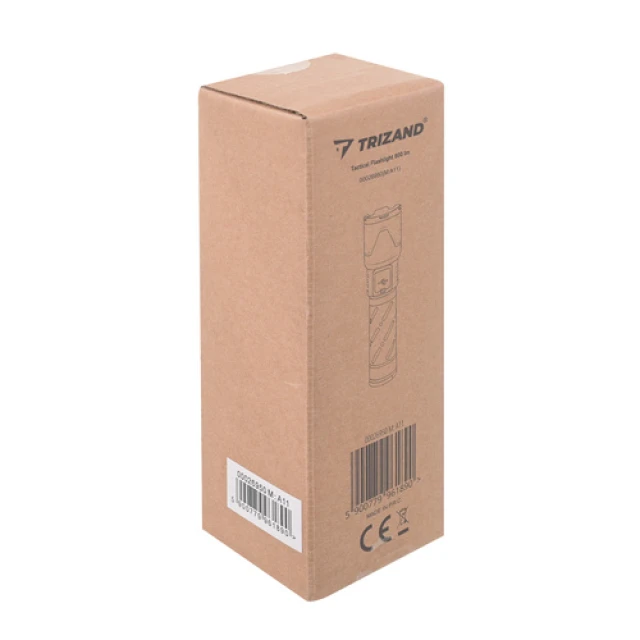 Ліхтарик тактичний Trizand 26950 800 лм USB-C 5000 мАг Black (5900779961890)