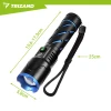 Ліхтарик тактичний Trizand 26950 800 лм USB-C 5000 мАг Black (5900779961890)
