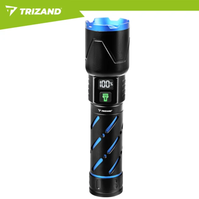 Ліхтарик тактичний Trizand 26950 800 лм USB-C 5000 мАг Black (5900779961890)