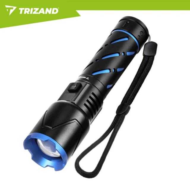 Ліхтарик тактичний Trizand 26950 800 лм USB-C 5000 мАг Black (5900779961890)
