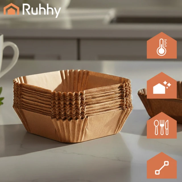 Паперові вкладиші для аерогриля Ruhhy 16x16 см 100 шт (5900779961920)
