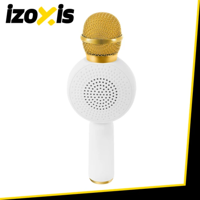 Микрофон караоке беспроводной Izoxis 27047 Bluetooth White (5900779962057)