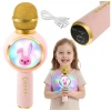Мікрофон караоке бездротовий Izoxis 27048 Bluetooth Pink (5900779962064)