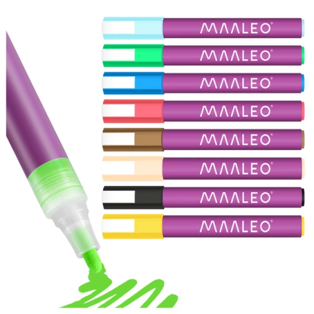 Набір акрилових маркерів Maaleo 8 шт (5900779962101)
