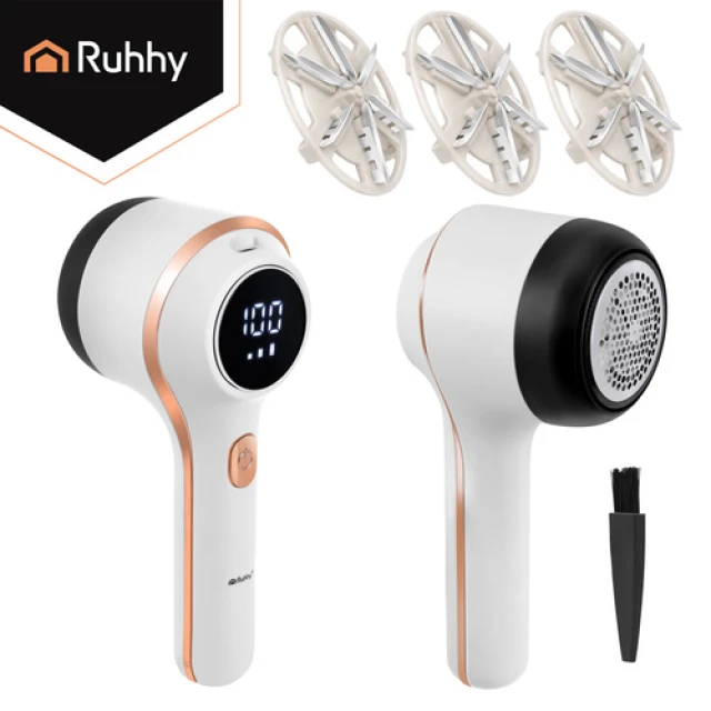 Машинка для видалення катишків Ruhhy 27131 бездротова з USB-C (5900779962194)