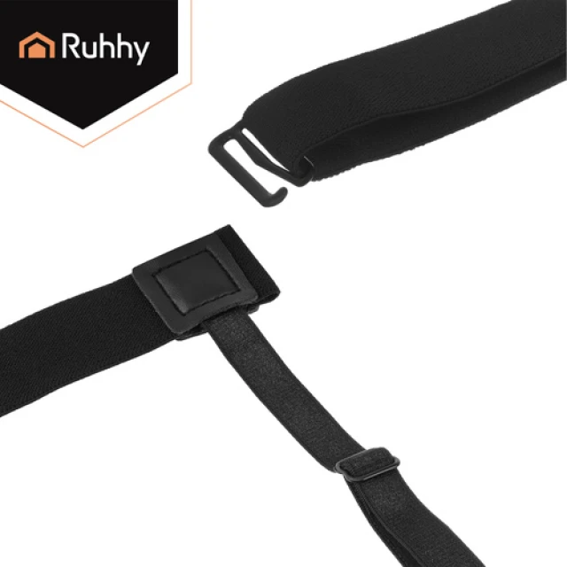Подтяжки для рубашки мужские Ruhhy Black (5900779962316)