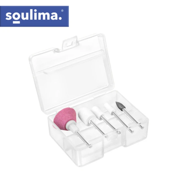 Фрезер для манікюру Soulima 18000 об/хв USB-C набір 6 насадок (5900779962330)