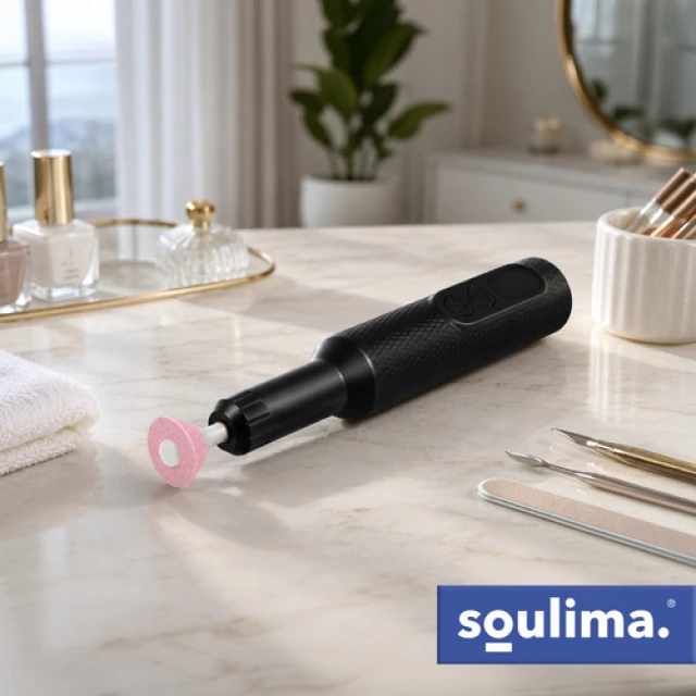 Фрезер для манікюру Soulima 18000 об/хв USB-C набір 6 насадок (5900779962330)