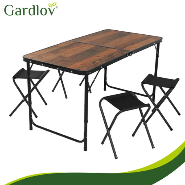Стіл садовий складний + Gardlov 4 стільці (5900779962422)