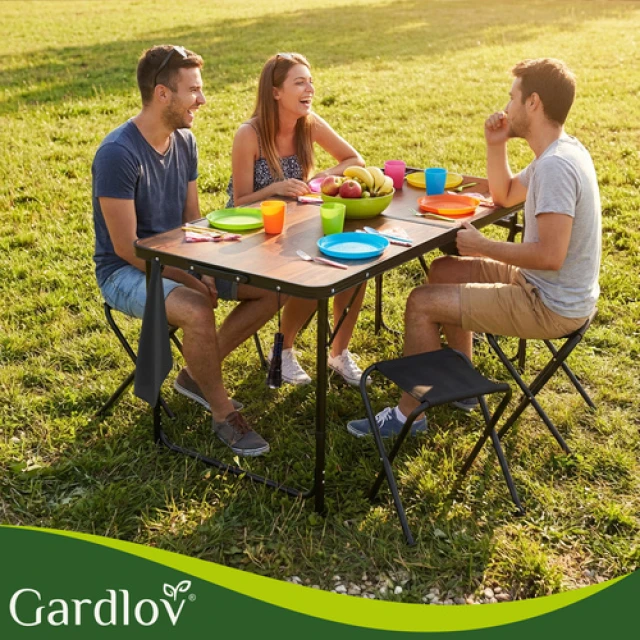 Стіл садовий складний + Gardlov 4 стільці (5900779962422)