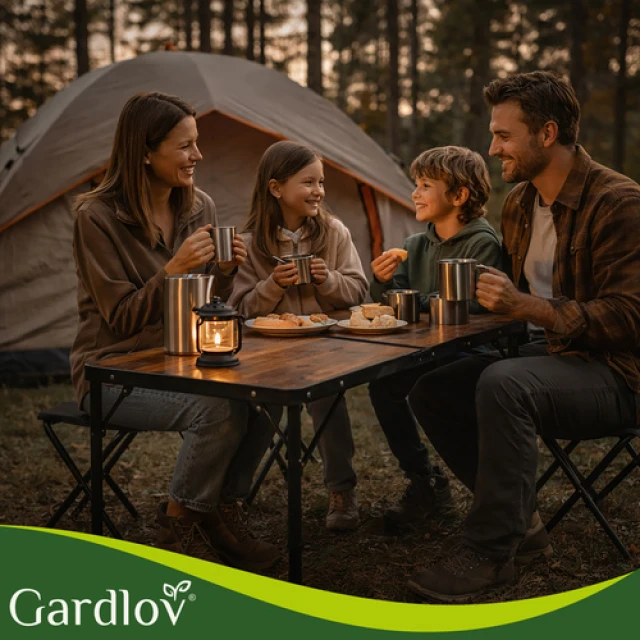 Стіл садовий складний + Gardlov 4 стільці (5900779962422)