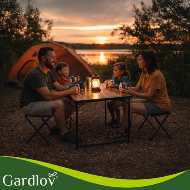 Стіл садовий складний + Gardlov 4 стільці (5900779962422)