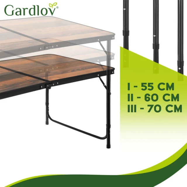 Стіл садовий складний + Gardlov 4 стільці (5900779962422)