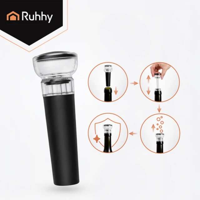 Електричний штопор Ruhhy 27312 з USB набір 4 предмети (5900779962484)