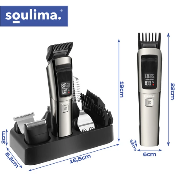 Машинка для стрижки Soulima 27313 8 в 1 (5900779962491)