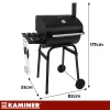 Садовий гриль вугільний з кришкою Kaminer 82x51x117 см (5900779962514)