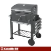 Садовий гриль вугільний з кришкою Kaminer 116x55x110 см (5900779962545)
