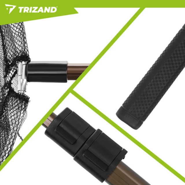 Підсак рибальський телескопічний Trizand 335 см глибина 48 см (5900779962606)