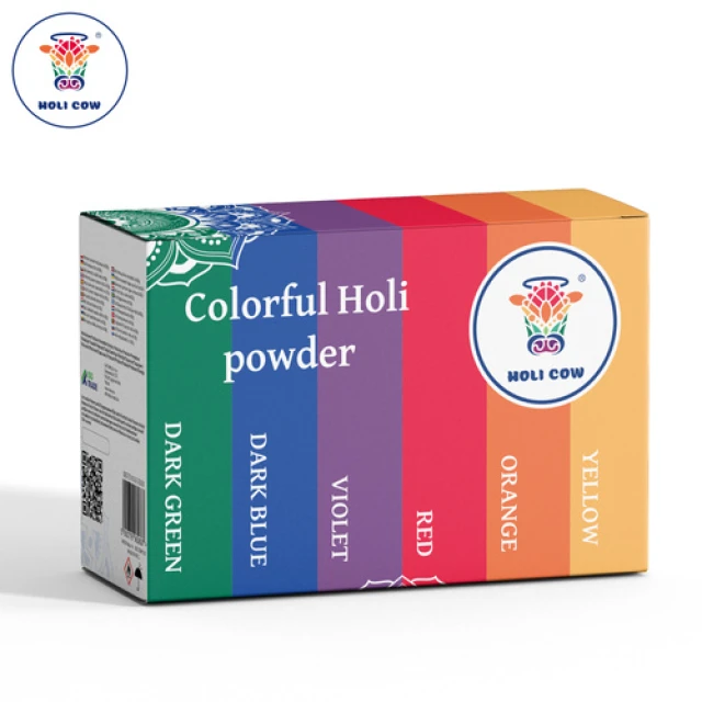 Набір кольорового порошку Holi Cow 6 шт x 100 г (5900779962637)