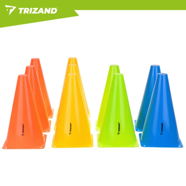 Тренувальні конуси Trizand 23 см 10 шт (5900779962705)
