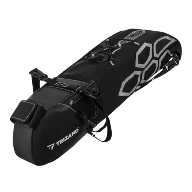 Сумка велосипедна підсідельна Trizand 12 л Black (5900779962736)
