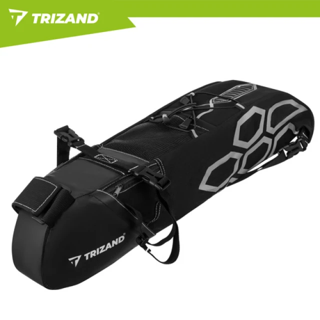 Сумка велосипедна підсідельна Trizand 12 л Black (5900779962736)