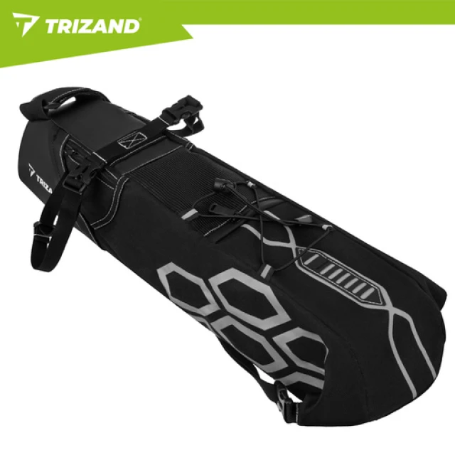 Сумка велосипедна підсідельна Trizand 12 л Black (5900779962736)