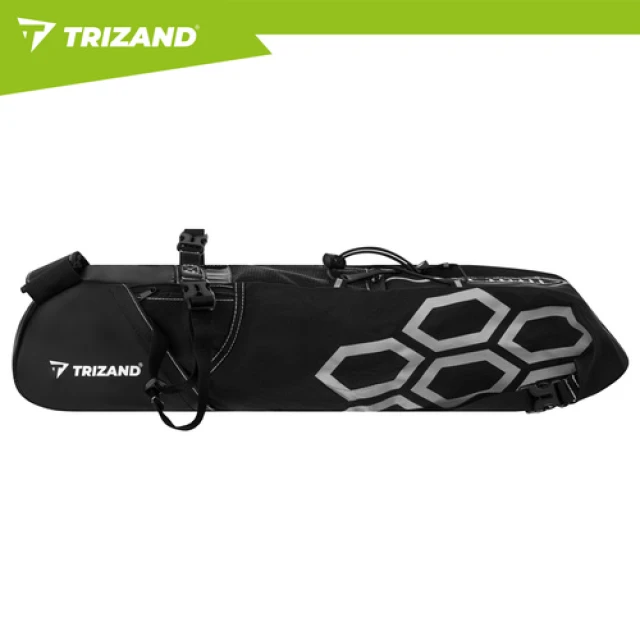 Сумка велосипедна підсідельна Trizand 12 л Black (5900779962736)