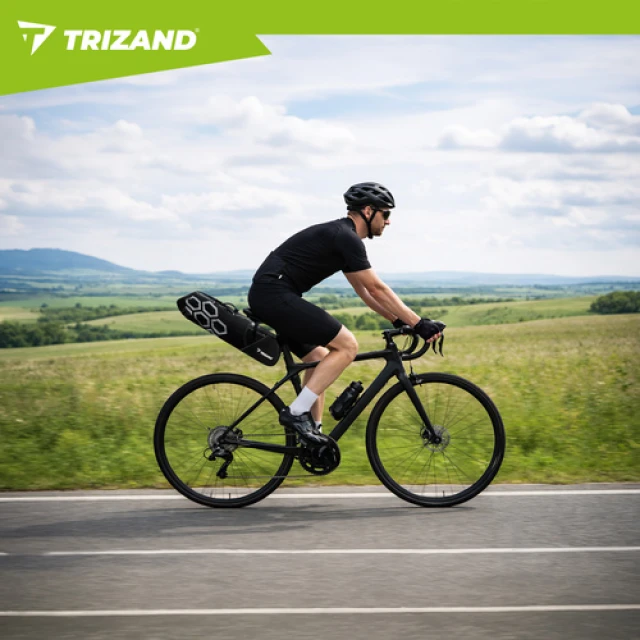 Сумка велосипедна підсідельна Trizand 12 л Black (5900779962736)