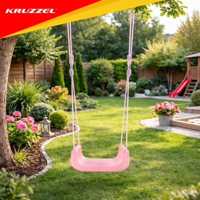 Гойдалка для дітей Kruzzel 3 в 1 Pastel (5900779962750)