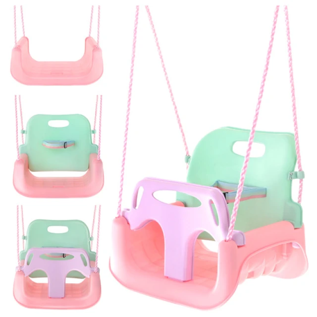 Гойдалка для дітей Kruzzel 3 в 1 Pastel (5900779962750)