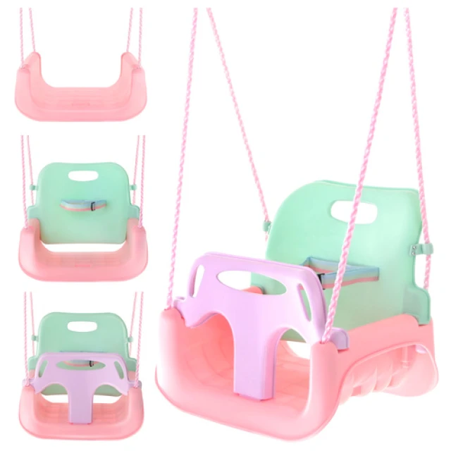 Гойдалка для дітей Kruzzel 3 в 1 Pastel (5900779962750)